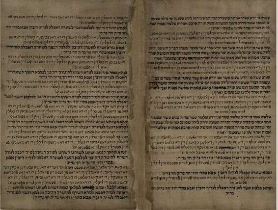 הפיוטים "אחד מי יודע" ו"חד גדיא" בתוספת בכתב יד // מתוך הגדת פראג 1527