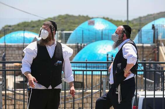 נערכים להילולה הקטנה בהיסטוריה של מדינת ישראל // צילום: דוד כהן - ג'יני