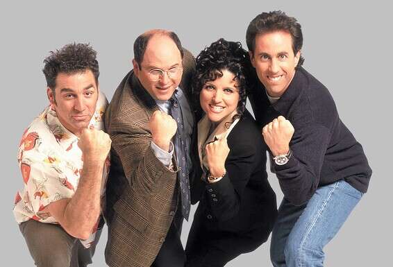 לא ליהקו אפילו גיבור שחור אחד. סיינפלד // צילום: AP