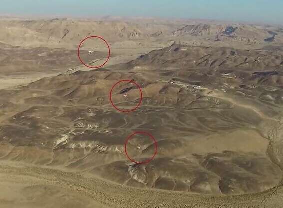 ניסוי במערכת Drone Dome // צילום: רפאל מערכות לחימה מתקדמות