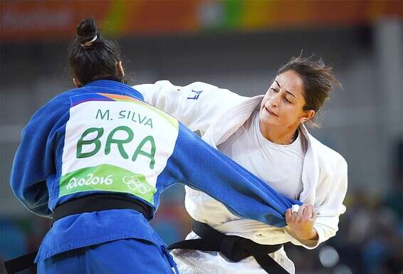 בקרב ההפסד למריאנה סילבה מברזיל באולימפיאדת ריו, 2016. "מה אעשה עם ההתנצלות?" // צילום: אי.פי.איי