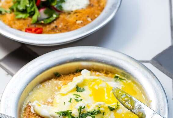 קושרות בין מודרנה למסורת. מנות הכנאפה של "דאבל אספרסו" // צילום: איתיאל ציון