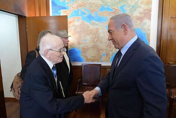ראש הממשלה נתניהו בפגישה עם ניצולי שואה // צילום: לע"מ