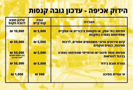 הצעת פרופ' גמזו לעדכון הקנסות // צילום: קוקו