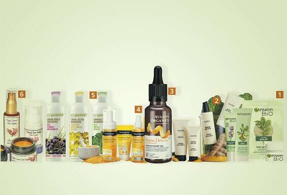 1. גרנייה ביו 2. קייל וכורכום של אהבה 3. שמן פנים אורגני של אבלון 4. כורכום של ניוטרוג'ינה 5. סופר־פוד מוצרים לשיער 6. סדרת אצה אדומה של לבנדר 