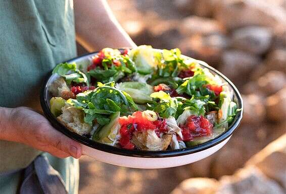 סלט דג צלוי // צילום: הדר טל