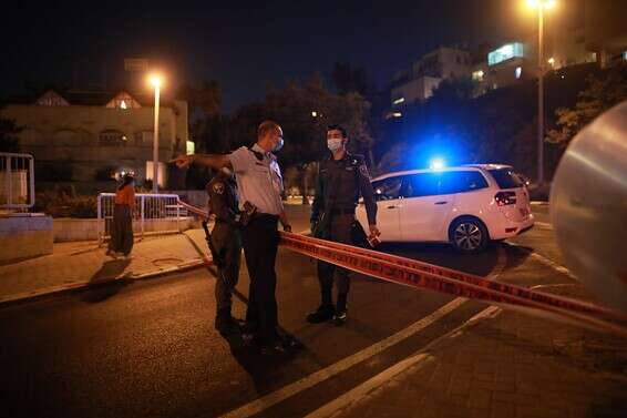 כוחות המשטרה בשכונת רמות בירושלים // צילום: אורן בן חקון