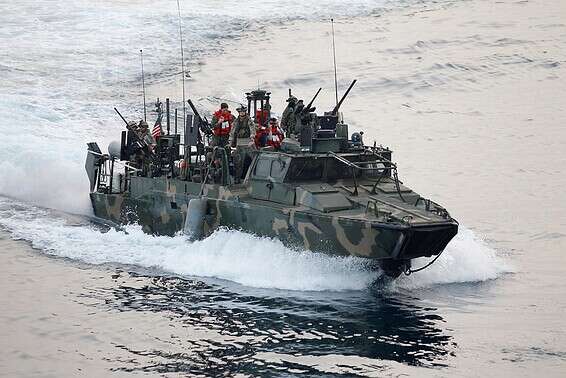 חיילים אמריקנים מתאמנים בבחריין // צילום: רויטרס