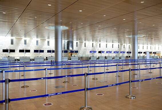 תורים ריקים בנתב"ג // צילום: יוסי זליגר