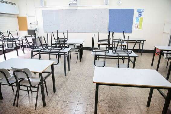 כיתה בבית ספר תיכון. "לא מותאם לילדים קטנים" // צילום: יהושע יוסף