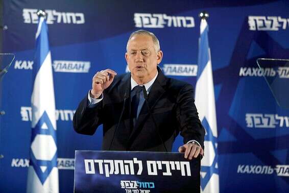 "השיטה הארדואנית מתפשטת". בני גנץ // צילום: גדעון מרקוביץ'