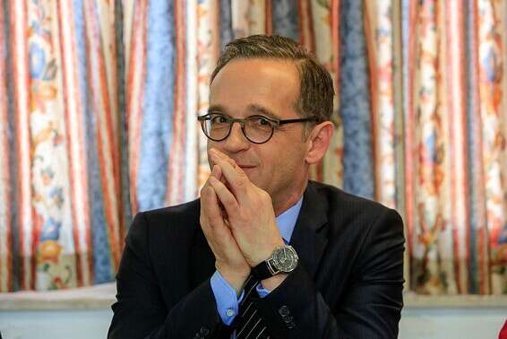 שר החוץ הגרמני הייקו מאס // צילום: אורן בן חקון 