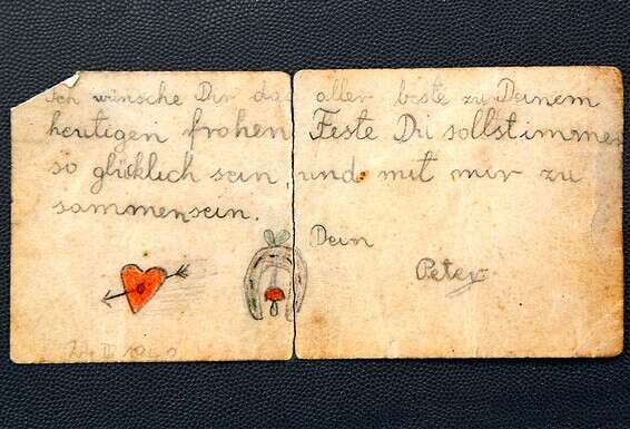 "שלך, פטר". המכתב לאסתר בגיל 11