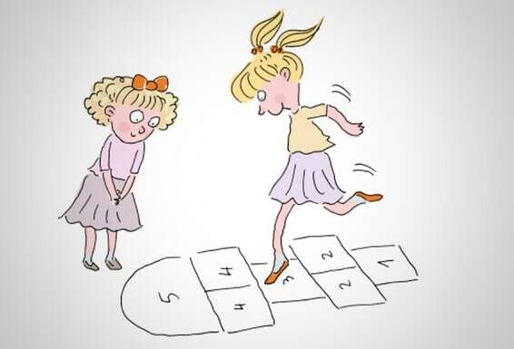 בנות משחקות בקלאס. איור: איתן קדמי