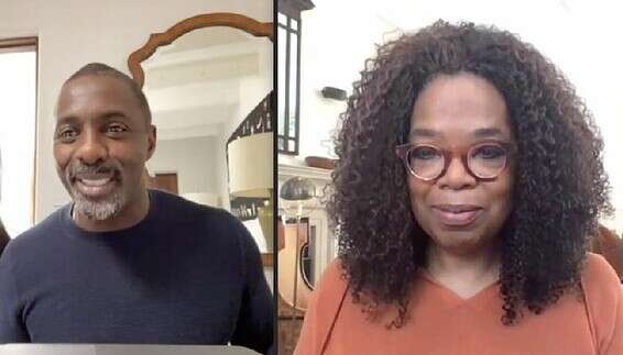 העולם חטף מאיתנו בעיטה, וכך הוא מגיב. אידריס אלבה מתארח אצל אופרה וינפרי // צילום מסך