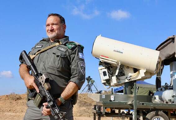 מפקד מג"ב, ניצב קובי שבתאי, על רקע מערכת "להב אור". "תופעת טרור הבלונים הטרידה אותי לא רק כמפקד, אלא גם כאזרח במדינה" // צילום: אורן כהן