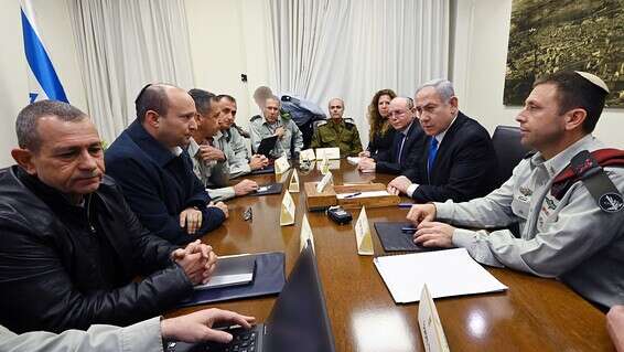 הערכת המצב במשרד הביטחון // צילום: אריאל חרמוני, משרד הביטחון