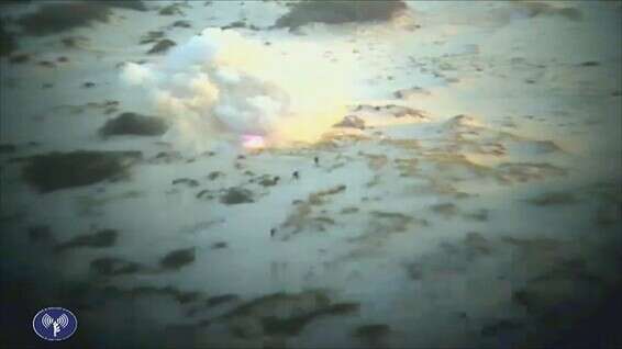 הצליחו לחדור מהים אך נעצרו על החוף. חיסול מחבלי חמאס בחוף זיקים // צילום: דובר צה"ל