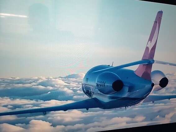 מטוס מנהלים // צילום מסך מתוך הסדרה