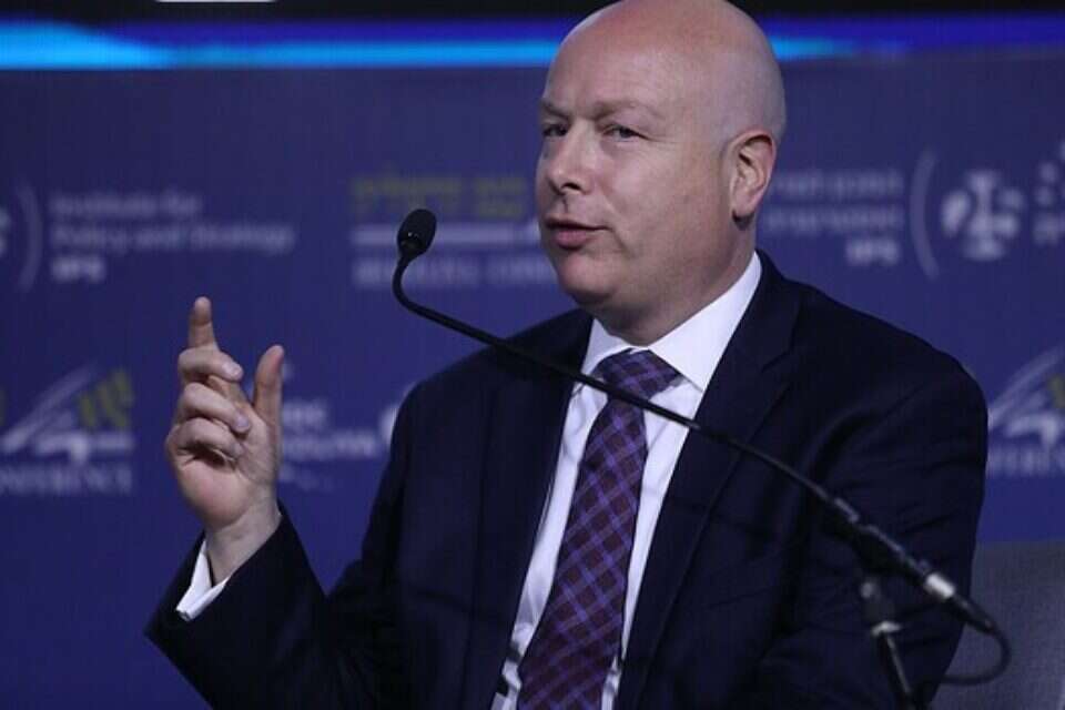 שליחו של טראמפ למזרח התיכון, ג'ייסון גרינבלאט ,