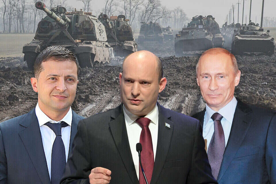 בנט, פוטין וזלנסקי , איי.פי, רויטרס, עמוס בן גרשום לע"מ, איי.אף.פי