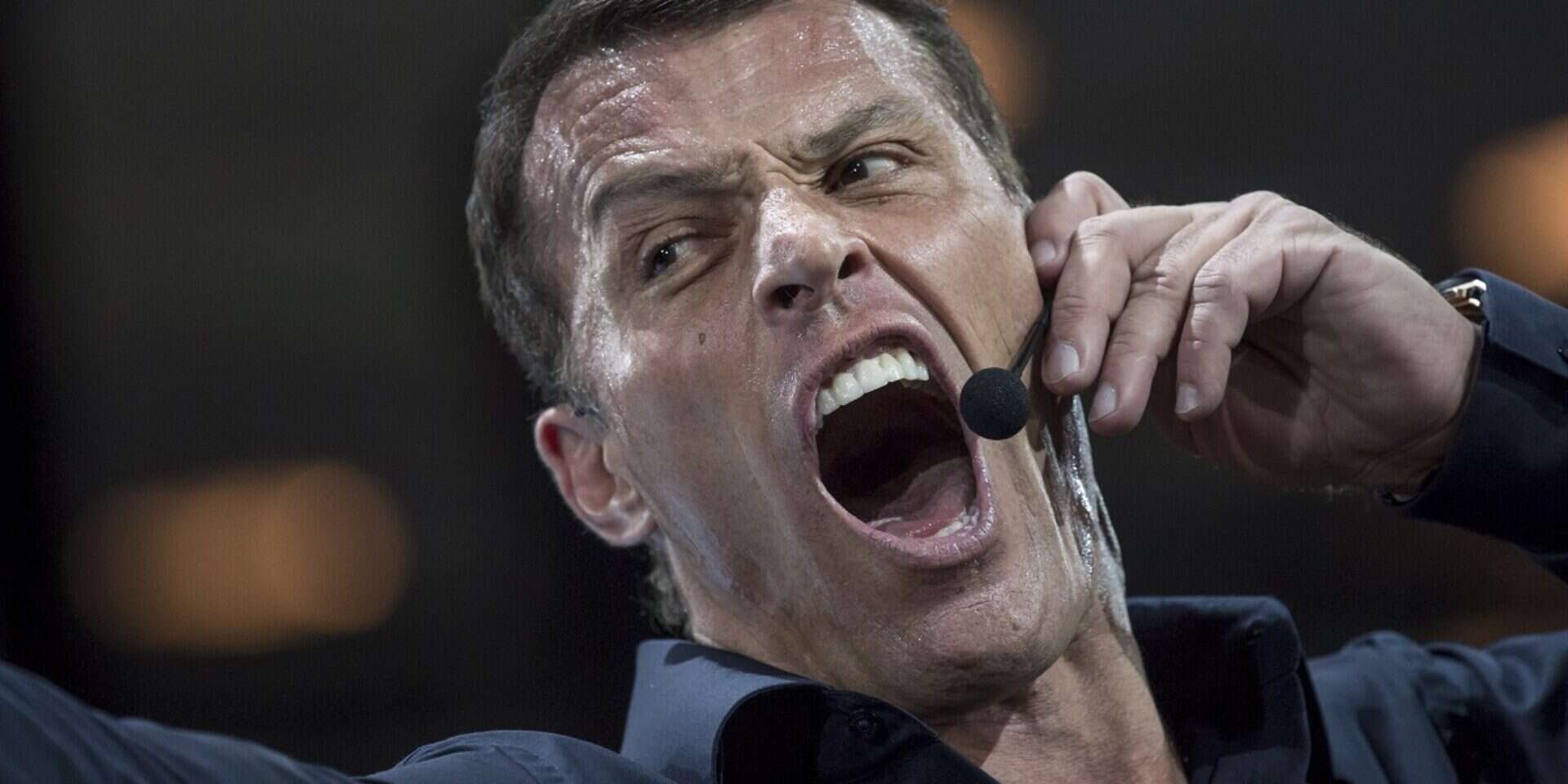 הכל אצלו גדול מהחיים. טוני רובינס , GettyImages