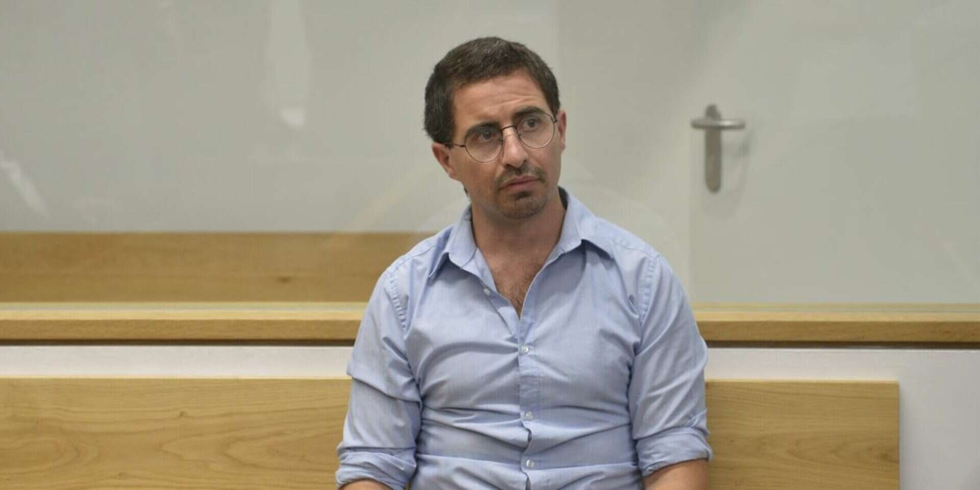 אלון קסטיאל בעת מתן גזר הדין שלו , יוסי זליגר