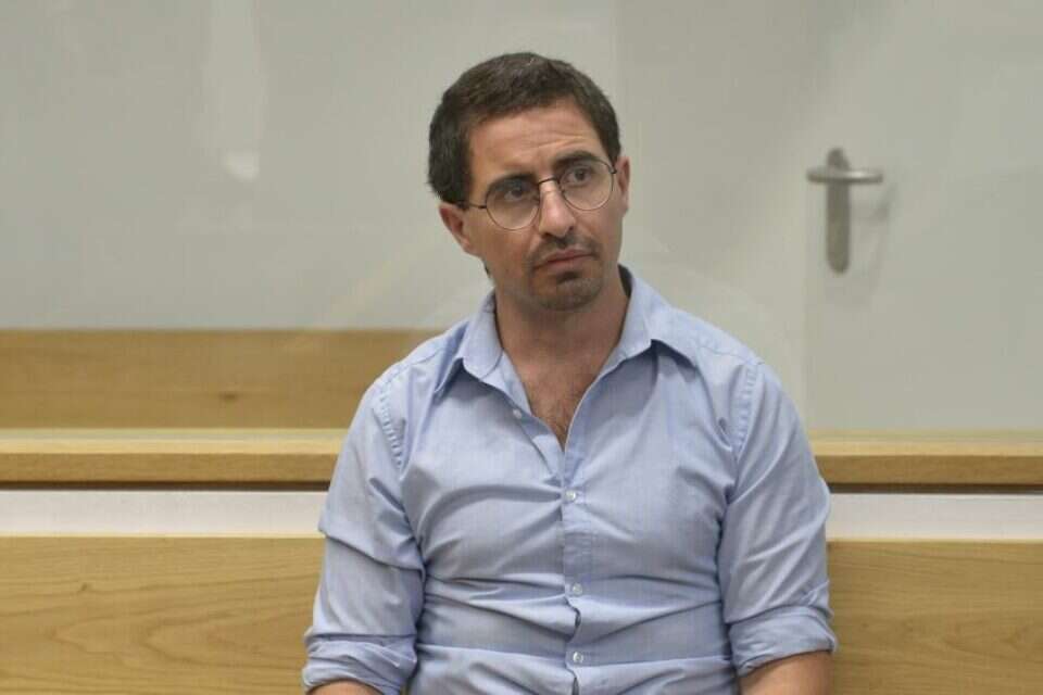 אלון קסטיאל בעת מתן גזר הדין שלו , יוסי זליגר