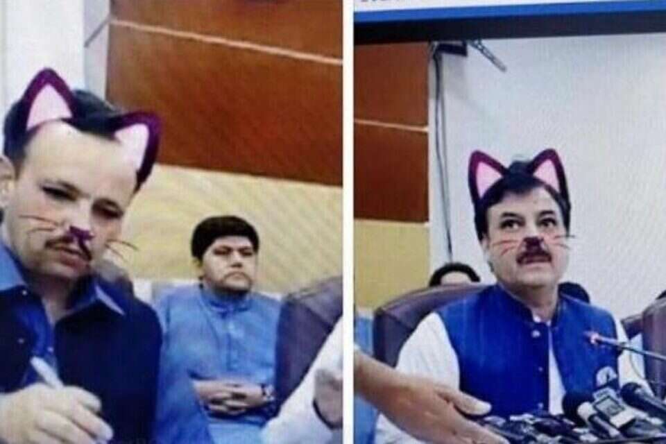 צילום מסך מתוך שידור הלייב שהוסר ,