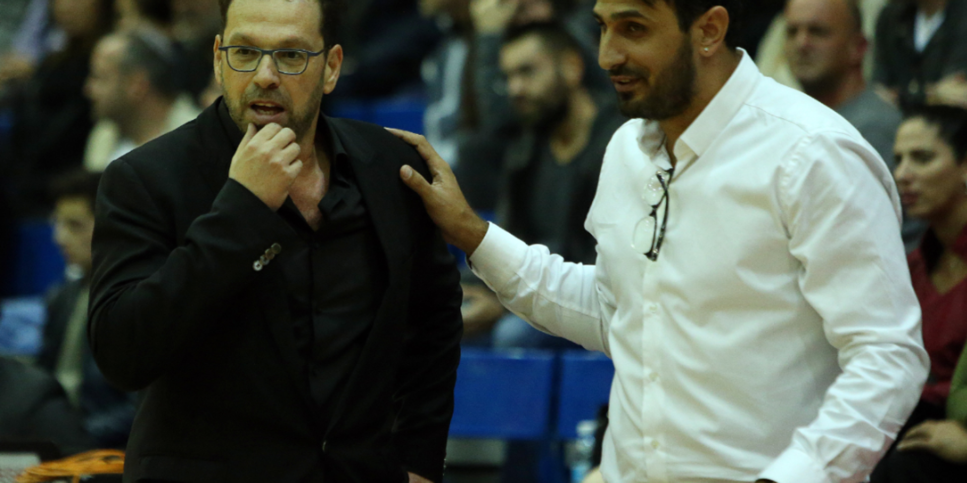 צילום: אודי ציטיאט // ערן יצחק עם שרון דרוקר. משחקי כסאות , 