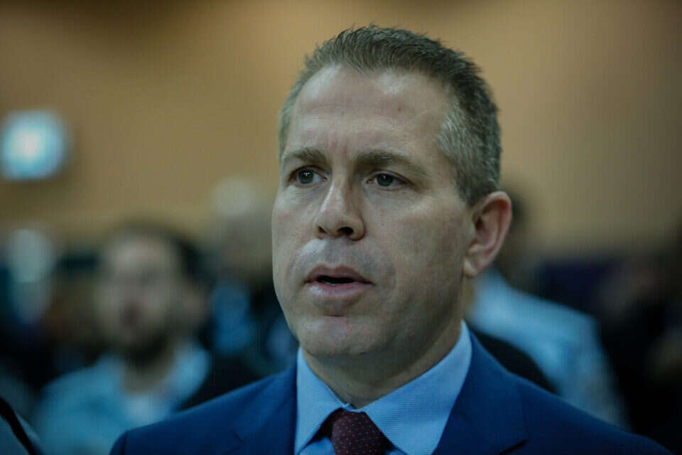 צילום: אורן בן חקון // "צעד נכון". השר גלעד ארדן ,