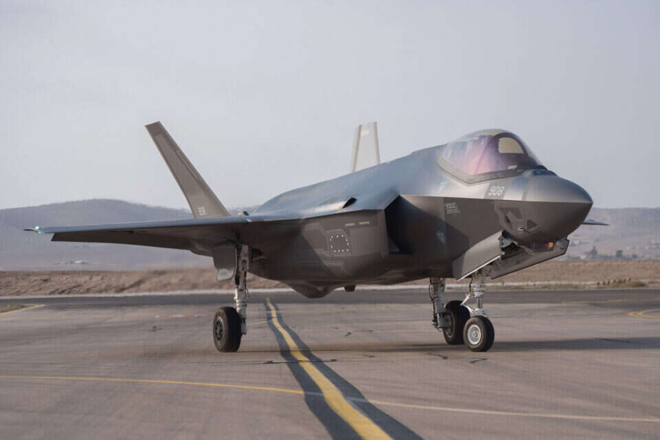 מטוס ה־F-35 // צילום: דובר צה"ל ,