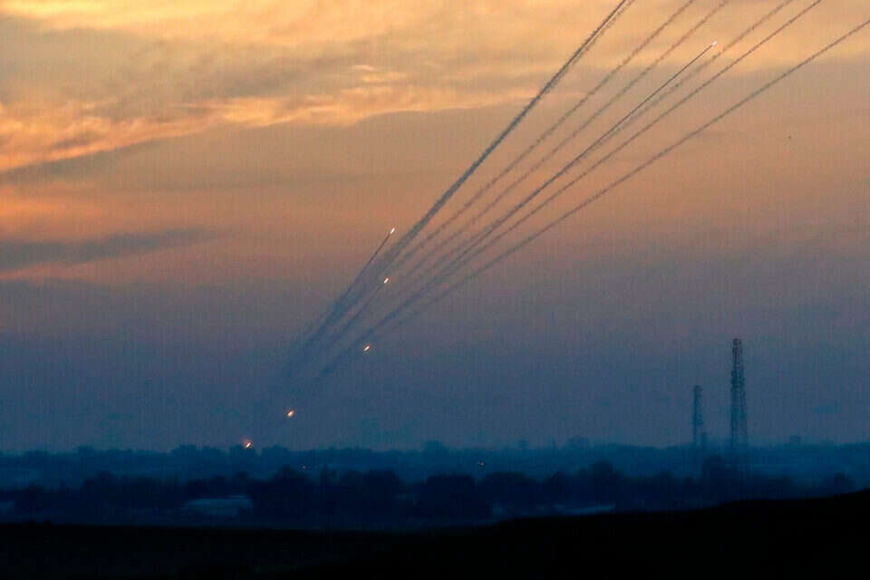 ההסלמה בדרום // צילום: אי.אף.פי , 