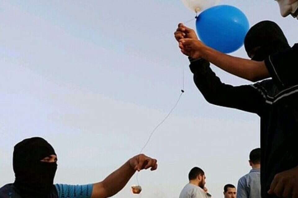 בלוני תבערה בדרך לשיגור (אילוסטרציה) ,