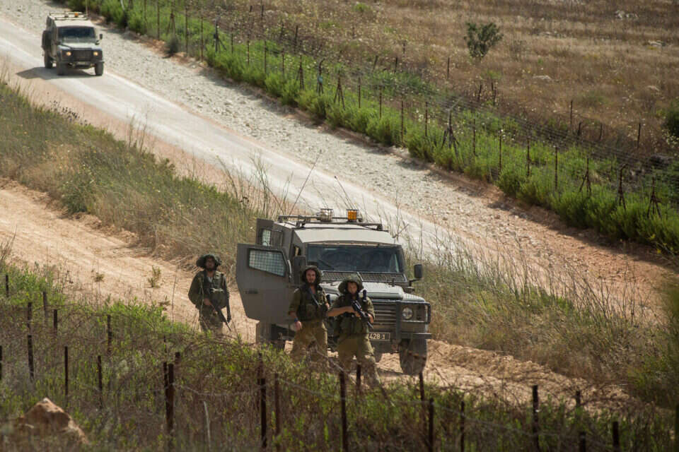גבול לבנון // צילום ארכיון: אייל מרגולין, ג'יני ,
