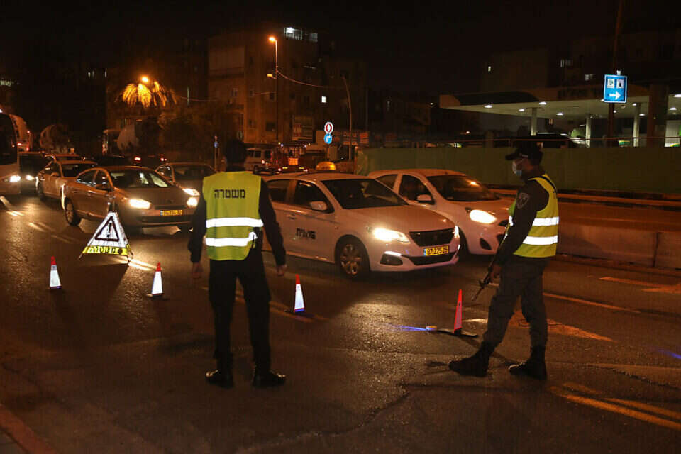 מחסום שהוצב בעיר בני ברק , ארכיון, גדעון מרקוביץ'