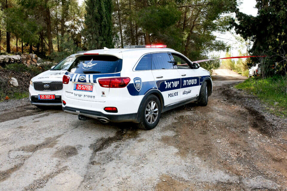 זירת הרצח של אורי ז"ל ביער עין יעל שבירושלים // צילום: אורן בן חקון ,
