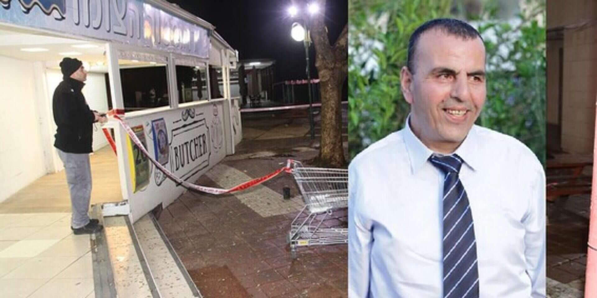 חסיב מוסא על רקע זירת הרצח בטבעון // צילומים: הרצי שפירא, באדיבות המשפחה // חסיב מוסא על רקע זירת הרצח בטבעון // צילומים: הרצי שפירא, באדיבות המשפחה , 