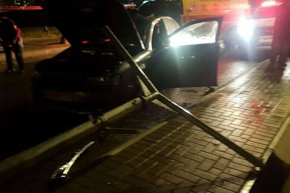 זירת התאונה בערד // צילום: תיעוד מבצעי מד"א ,