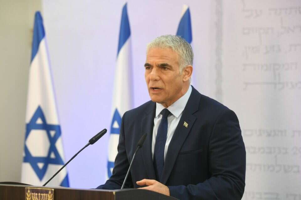 שר החוץ לפיד (ארכיון) , יוסי זליגר