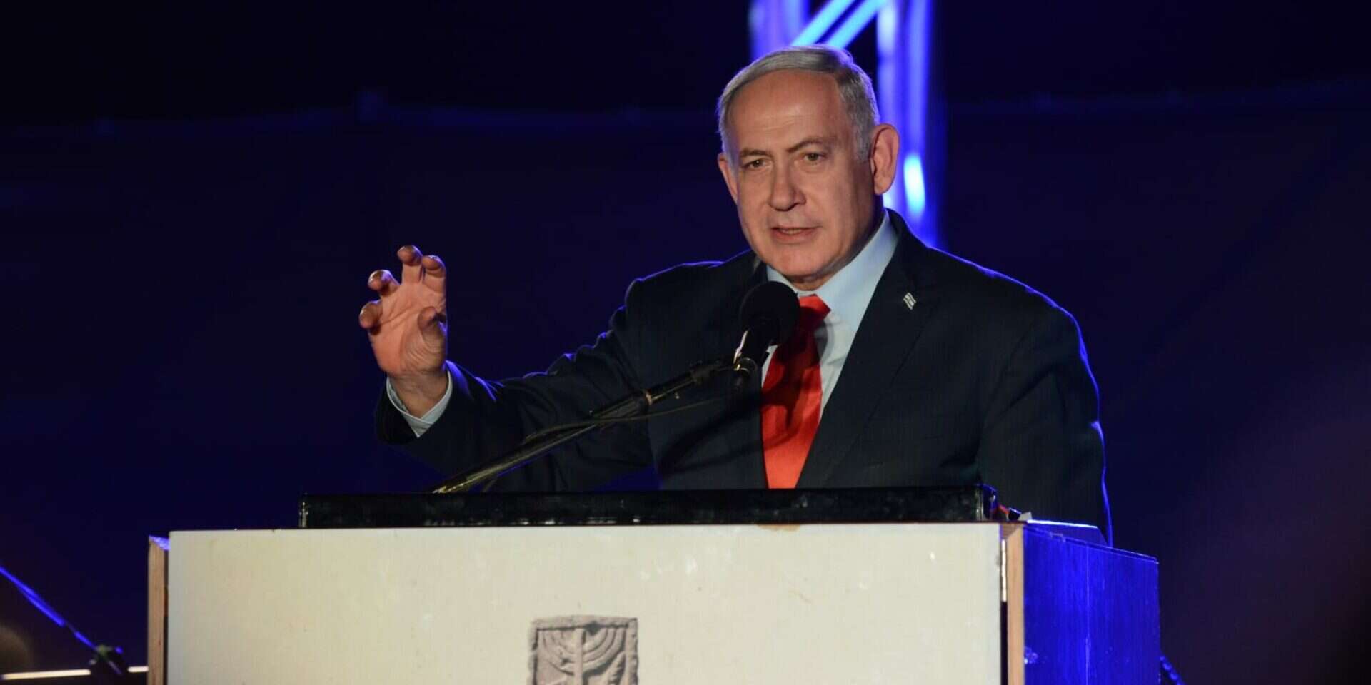 "נתפוס את הרוצח". נתניהו ברמת הגולן // צילום: גיל אליהו/ ג'יני , 
