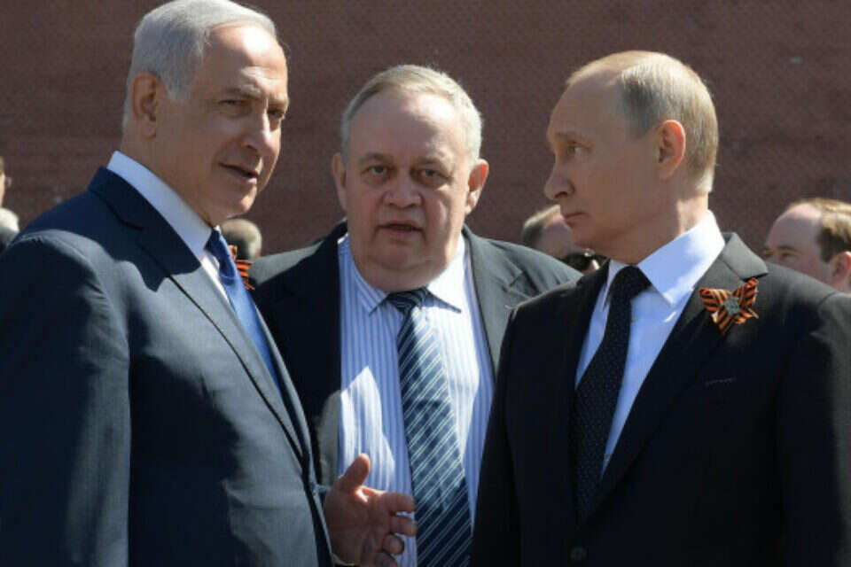 ולדימיר פוטין, בנימין נתניהו // צילום: עמוס בן גרשום, לע"מ ,