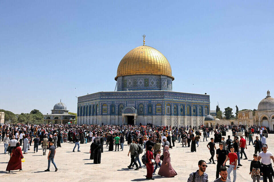 מוסלמים יישארו לישון במתחם הר הבית? , איי.אף.פי