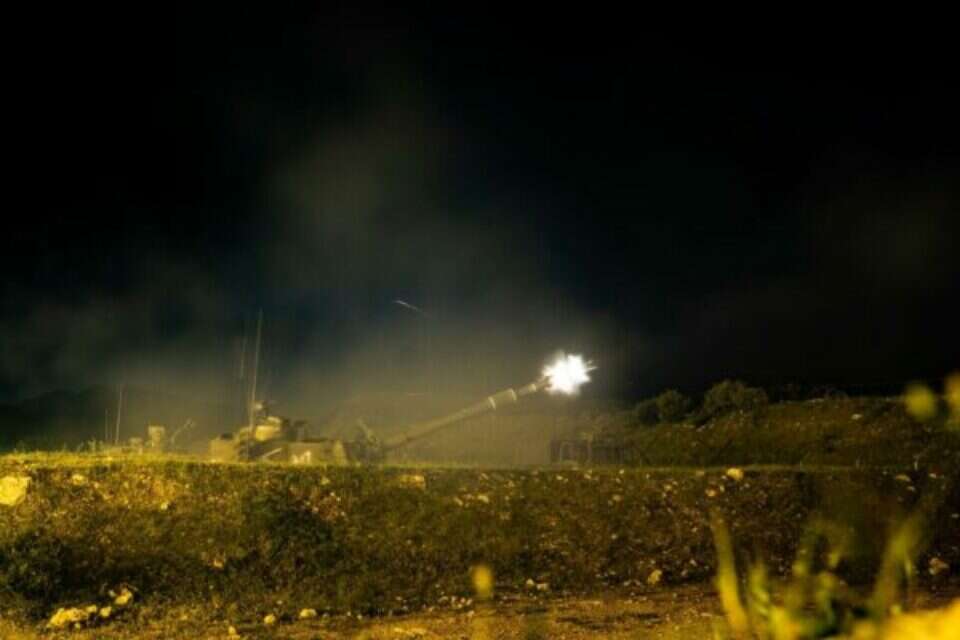 ירי ארטילרי של צה"ל כתגובה לרקטה ששוגרה מלבנון , דובר צה"ל