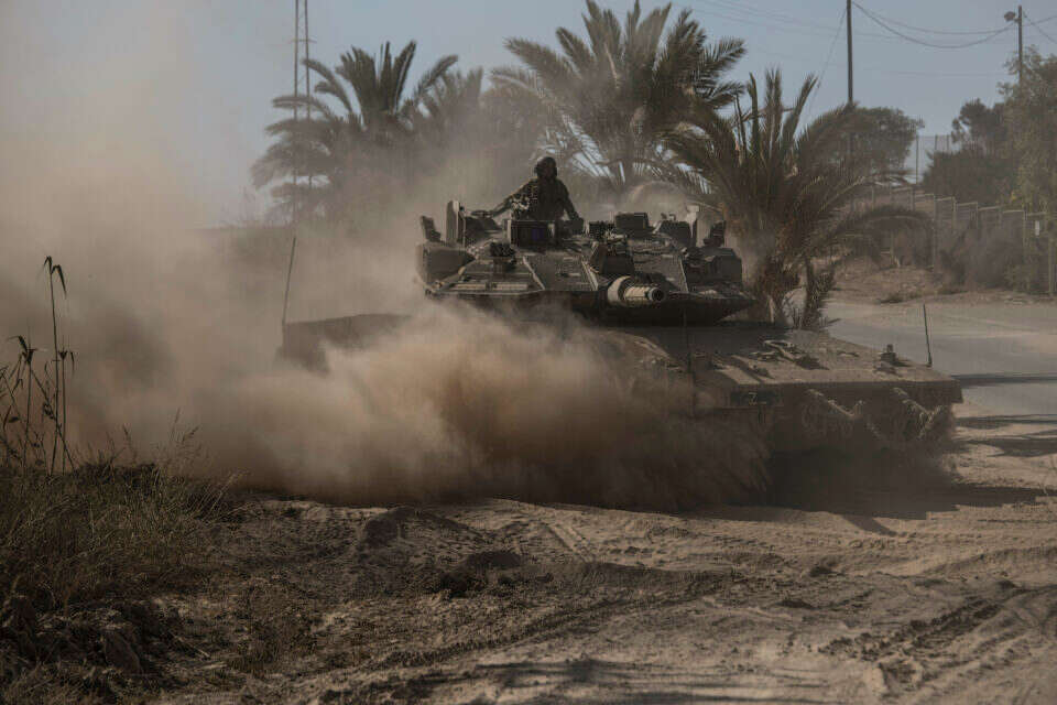 טנק בגבול הרצועה ,