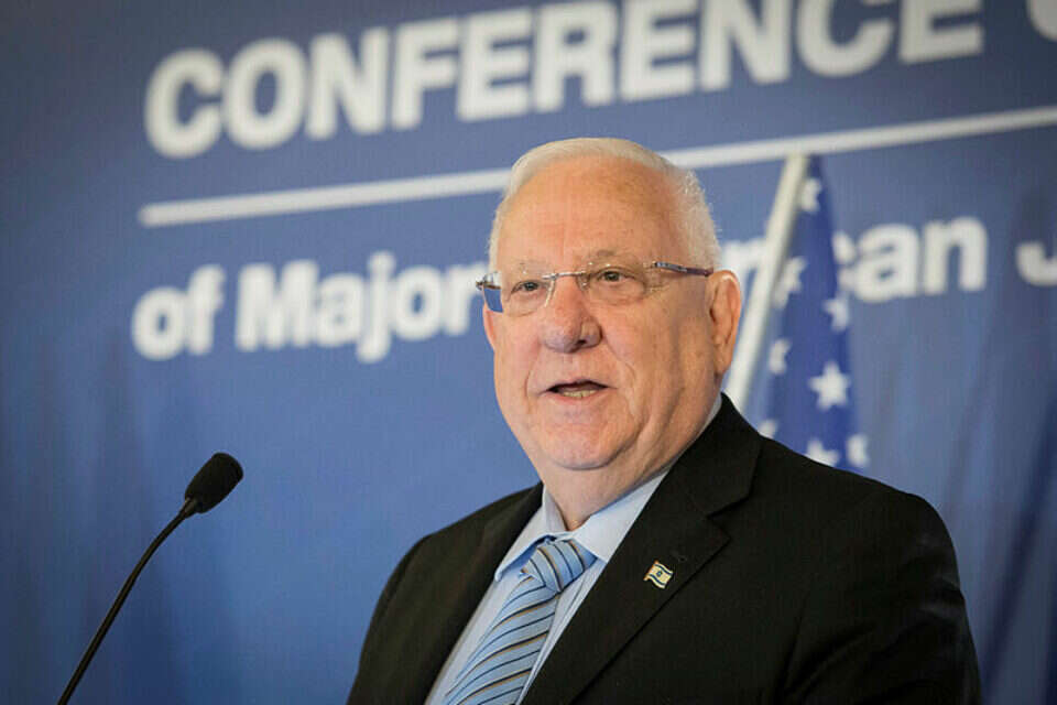"כל אחד שמנתח את העניינים בבהירות, יודע שהחמאס מבקש להשמיד את ישראל". ריבלין // צילום: נועם ריבקין פנטון , 