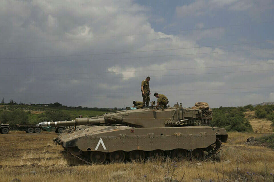 טנק ערוך בגבול הצפון , אי.אף.פי