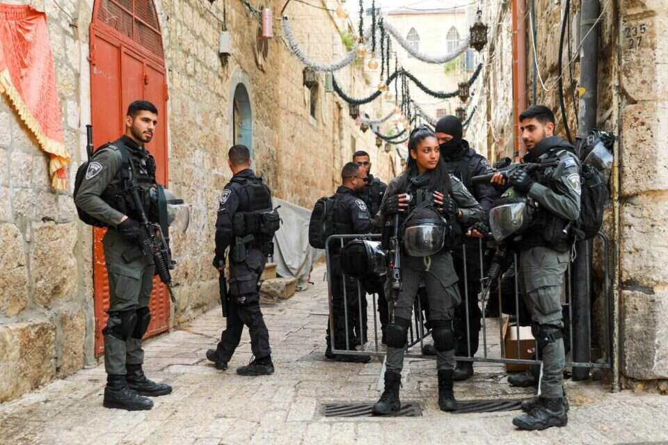 כוחות הביטחון בעיר העתיקה בירושלים (ארכיון) , אורן בן חקון