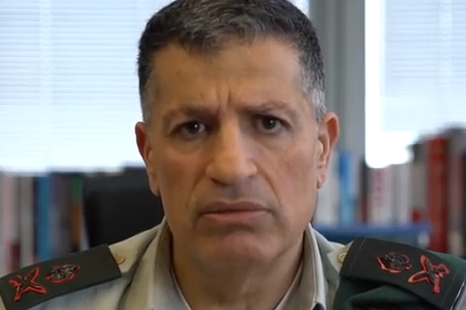 מסר לחמאס: "מי שביתו מזכוכית, שלא יידה אבנים על אחרים" // אלוף פולי מרדכי , 