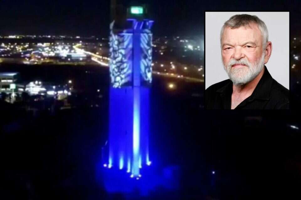 המגדלור על שמו של אילן גילאון ז"ל , אילן בשור ודוברות עיריית אשדוד